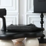 ICARE IN RAFFIA BLACK