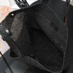 ICARE IN RAFFIA BLACK