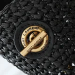 ICARE IN RAFFIA BLACK