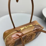 Miu Miu Leather Patchwork Beau Bag