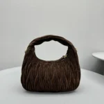 Miu Miu Wander Matelassé Suede Bag