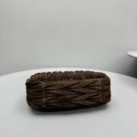 Miu Miu Wander Matelassé Suede Bag