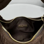 Miu Miu Wander Matelassé Suede Bag