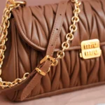 Miu Miu Matelassé Nappa Leather Shoulder Bag