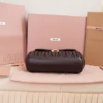 Miu Miu Matelassé Nappa Leather Shoulder Bag(1)