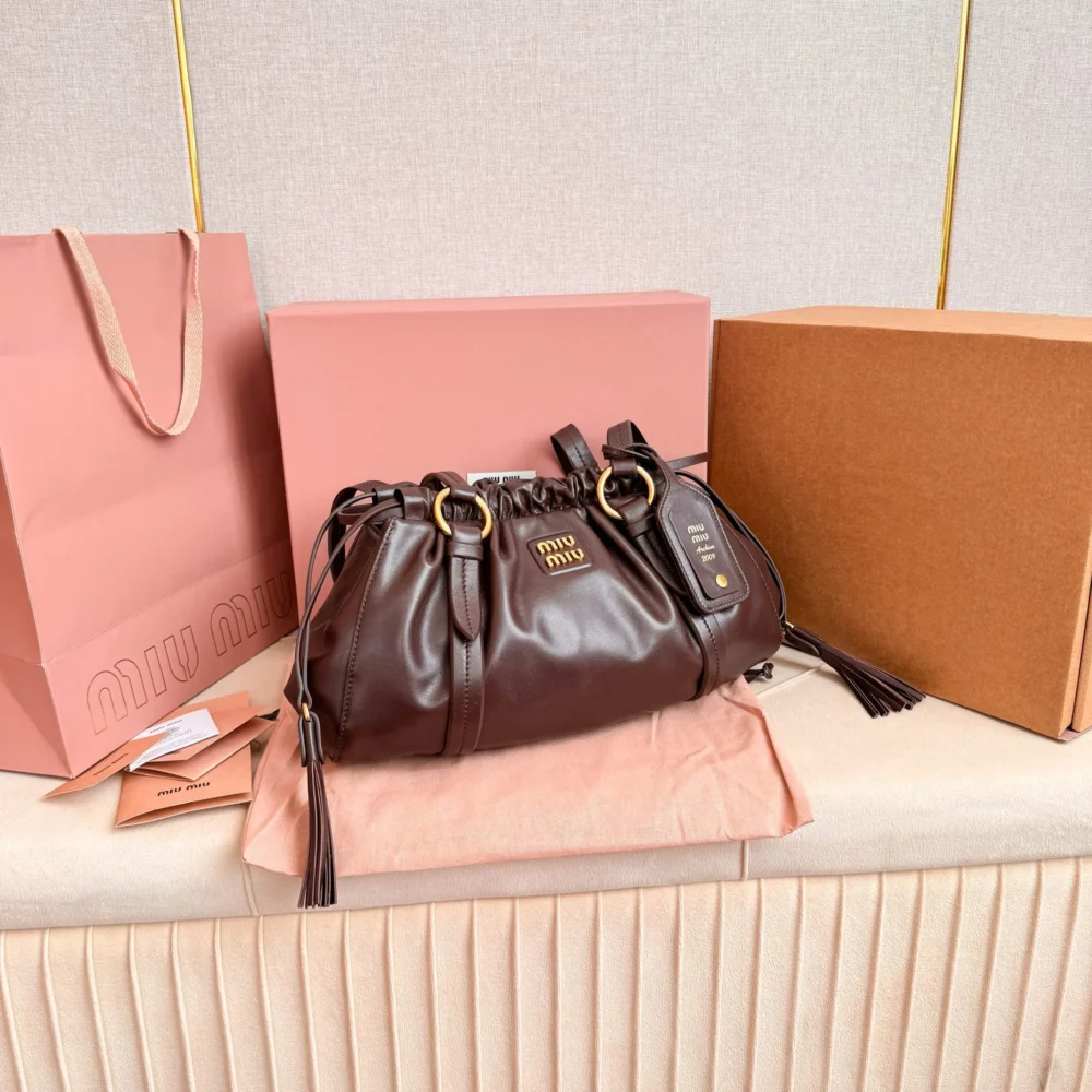 Miu Miu Joie Nappa Leather Bag