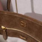 Miu Miu Aventure Suede Tote Bag