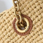 Saint Laurent Jamie Shopping in raffia