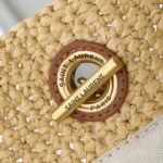 Saint Laurent Jamie Shopping in raffia