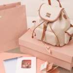 Miu Miu Canvas and Leather Backpack