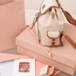 Miu Miu Canvas and Leather Backpack