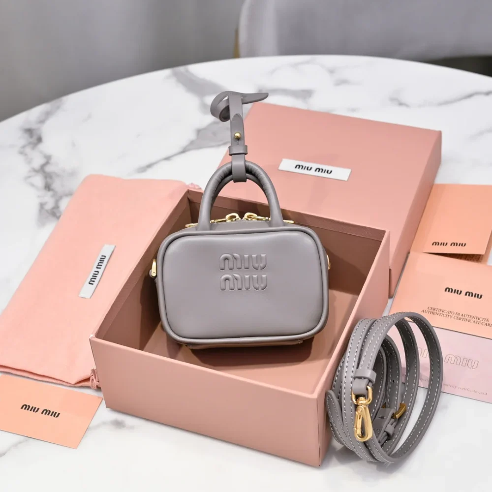 Miu Miu Beau Leather Micro Bag