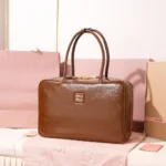 Miu Miu Beau Naplak Patent Leather Bag
