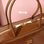 Miu Miu Beau Naplak Patent Leather Bag
