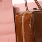 Miu Miu Beau Naplak Patent Leather Bag