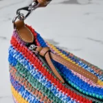 Miu Miu Fabric Crochet Pouch