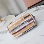 Miu Miu Fabric Crochet Pouch