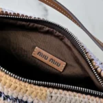 Miu Miu Fabric Crochet Pouch