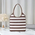 Miu Miu Ivy Canvas and Leather Bag