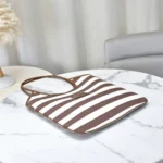 Miu Miu Ivy Canvas and Leather Bag