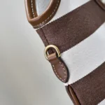 Miu Miu Ivy Canvas and Leather Bag