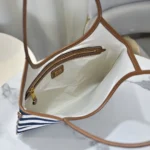 Miu Miu Ivy Canvas and Leather Bag