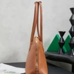 Miu Miu Embossed-Logo Leather Tote Bag