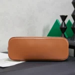 Miu Miu Embossed-Logo Leather Tote Bag