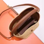 Saint Laurent LE 37 mini in raffia 2