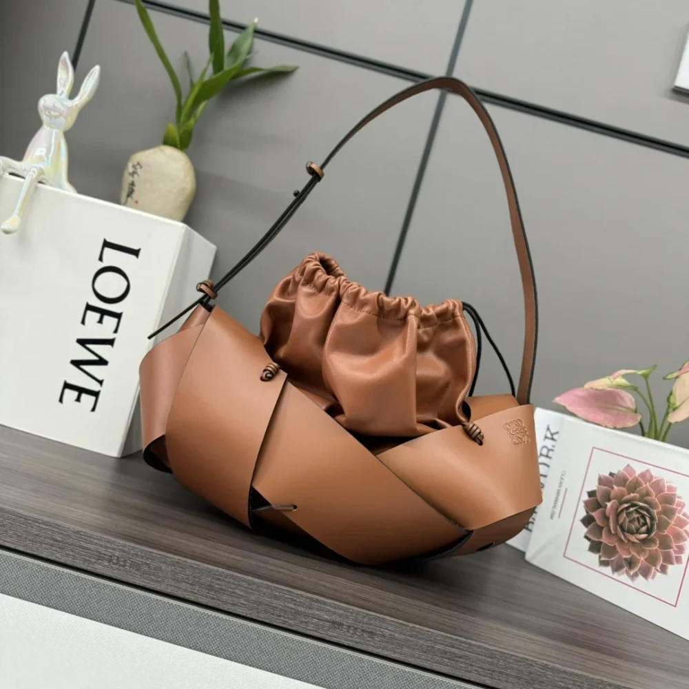 LOEWE Interlaced Hobo Bag