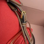 Miu Miu Canvas and Leather Backpack